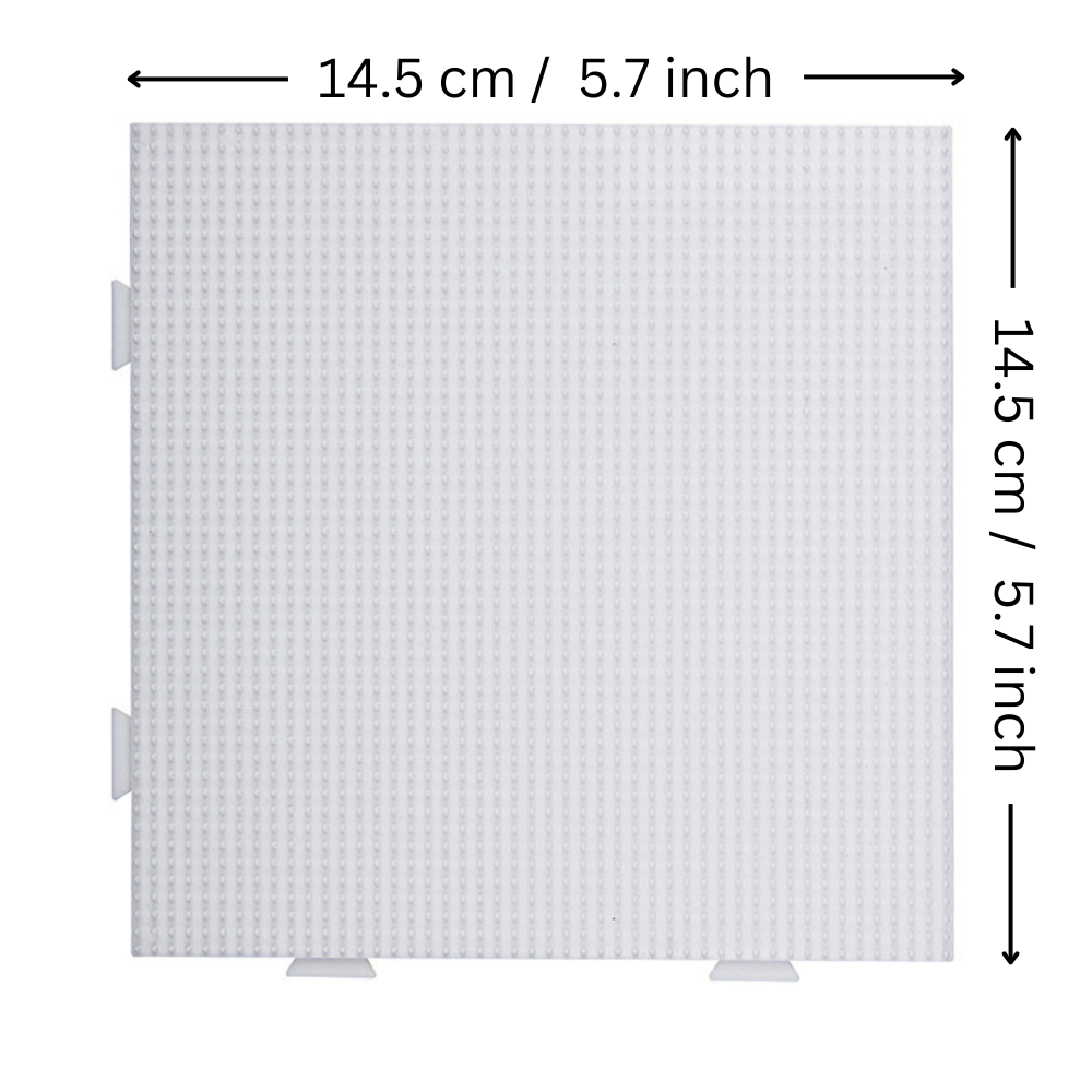 White square pegboard for 2.6mm fuse beads