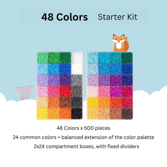 48 colors fuse beads starter kit