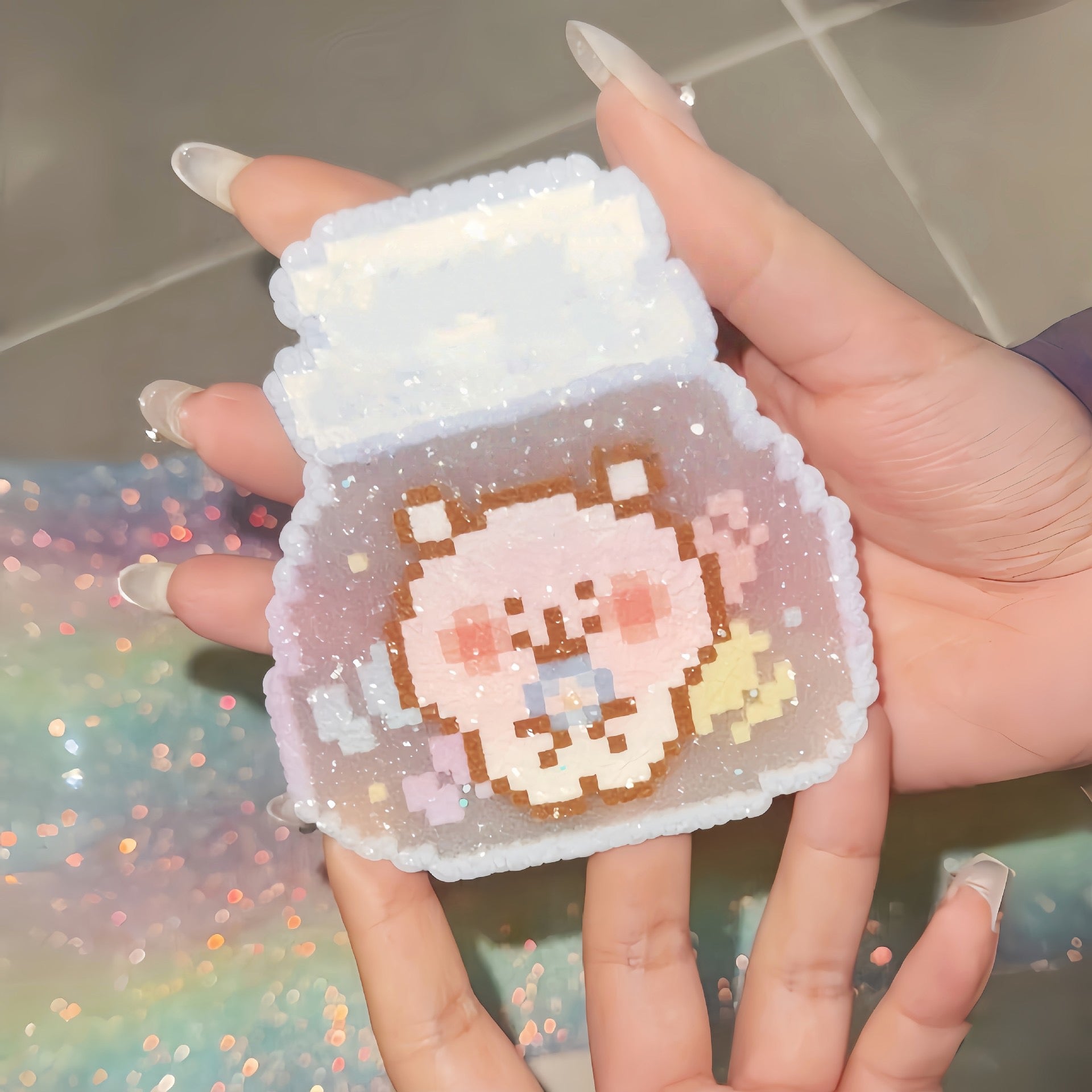 Glitter paper result example 2