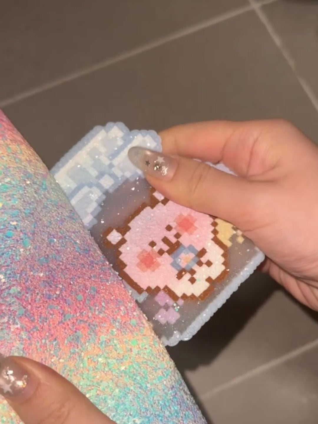 Glittery bead creation 2