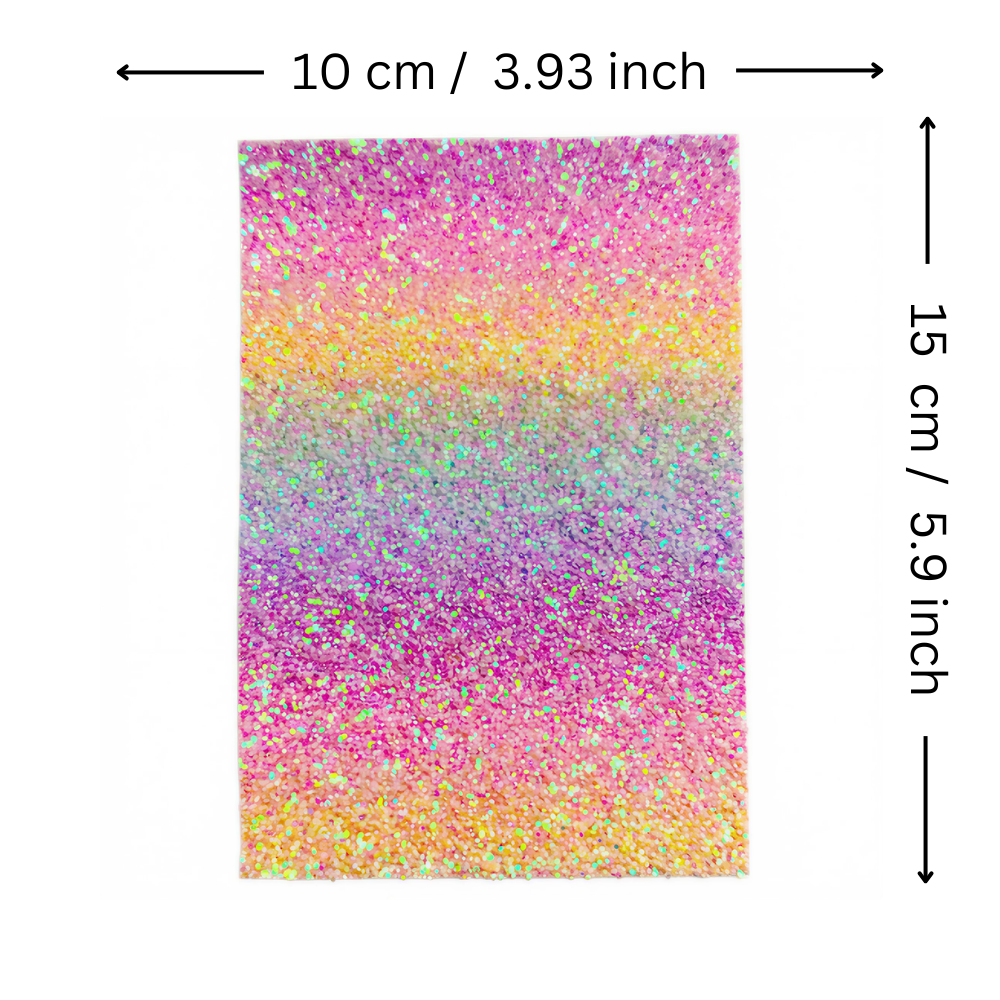 Glitter paper sheet