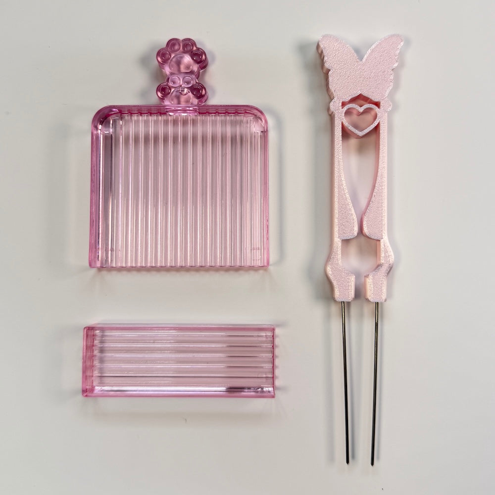 Pink bead picker set